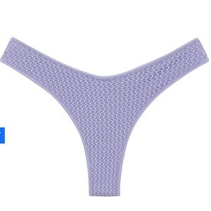 Montce Lavender Crochet Added Coverage Lulu Bikini Bottom